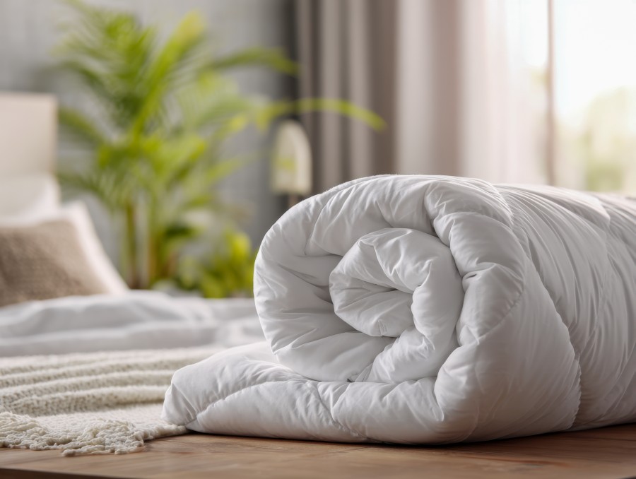 soft-cozy-white-comforter-rolled-up-wooden-surface-with-natural-light-blurred-green-plant-warm-bedroom-setting.jpg